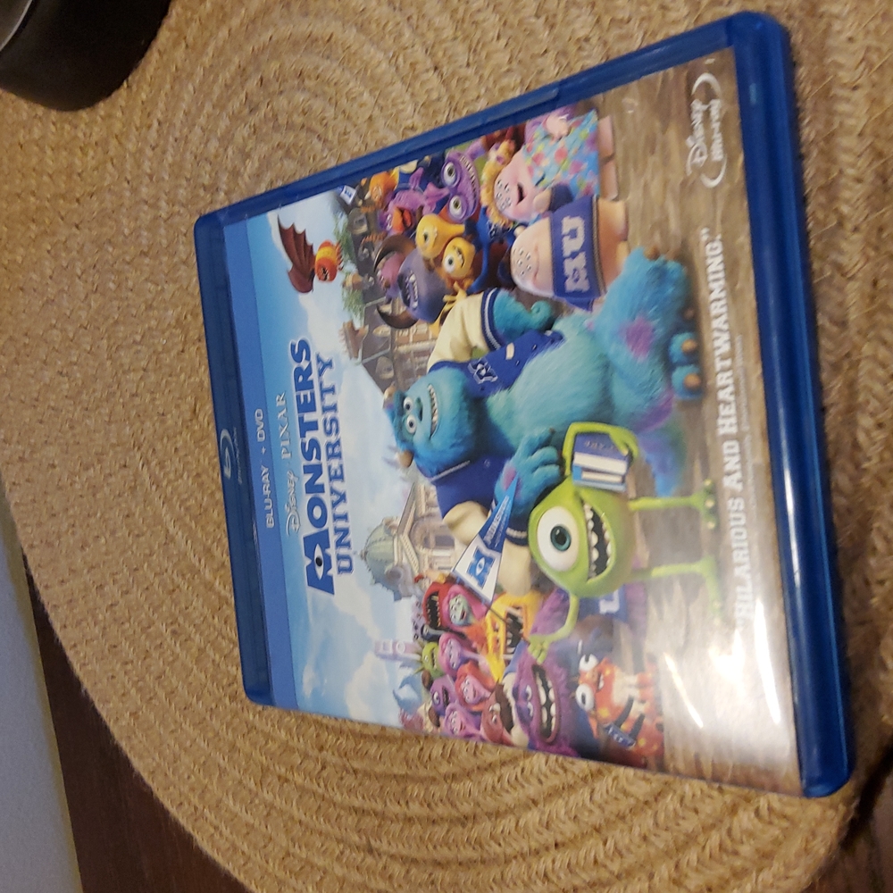 Disney Monster University blue ray dvd set